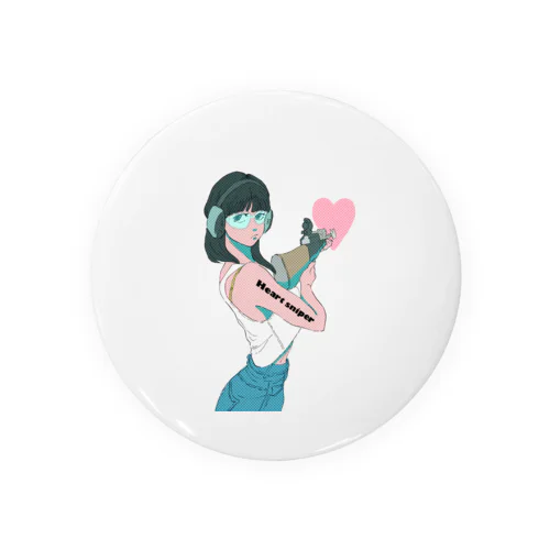 Heart sniper💓 Tin Badge