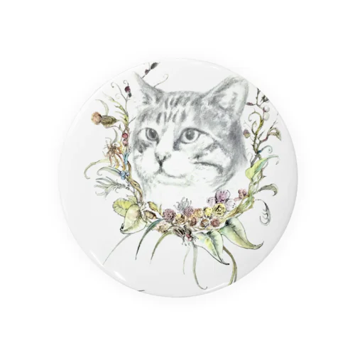 猫のチビクロ Tin Badge