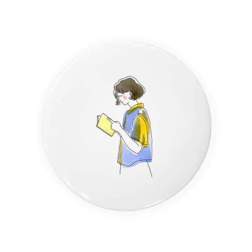 イラスト16 Tin Badge