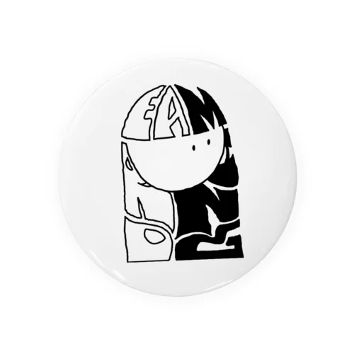 dreaming girl Tin Badge