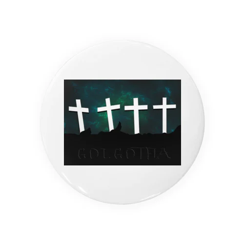 GOLGOTHA Tin Badge