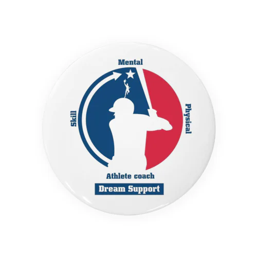 dream support Tin Badge