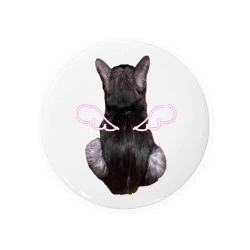 天使のバックショットねこ Tin Badge