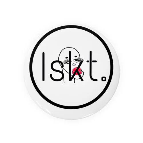 Iskt. Tin Badge