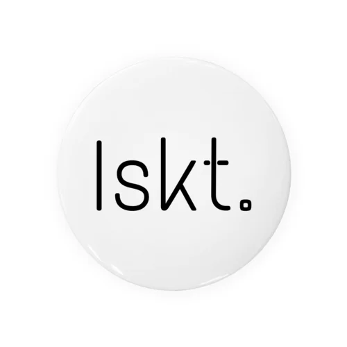 Iskt. Tin Badge