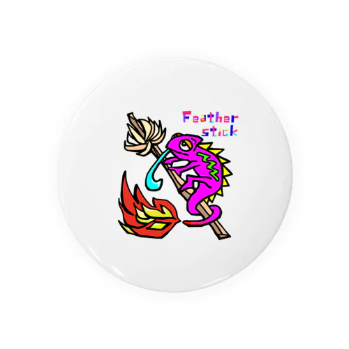 フェザースティック【Feather stick】 Tin Badge