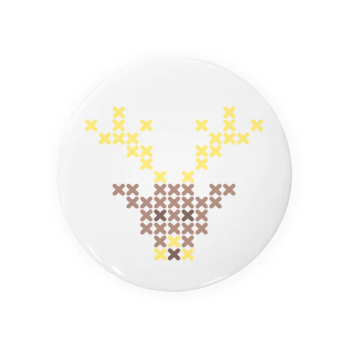 雄鹿 Cross-stitch Tin Badge