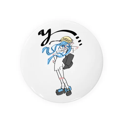 Y——omi Tin Badge