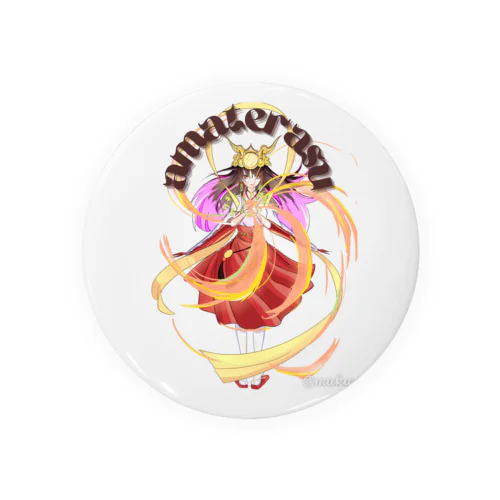 天照大神の天ちゃん Tin Badge