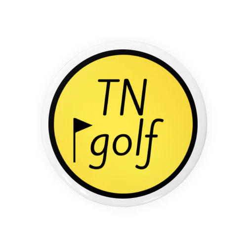 TN golf(イエロー) 缶バッジ