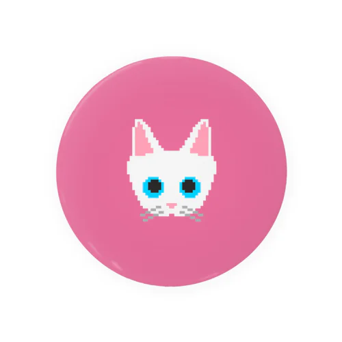 しろねこ Tin Badge