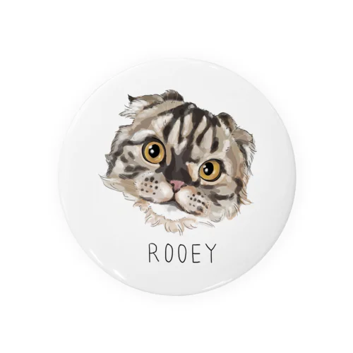 rooey Tin Badge