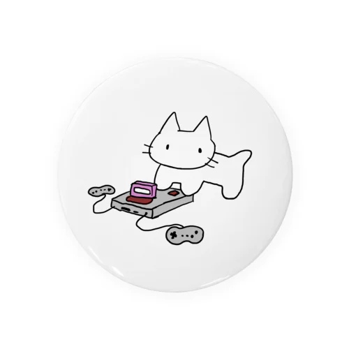 ねこオンザゲーム Tin Badge