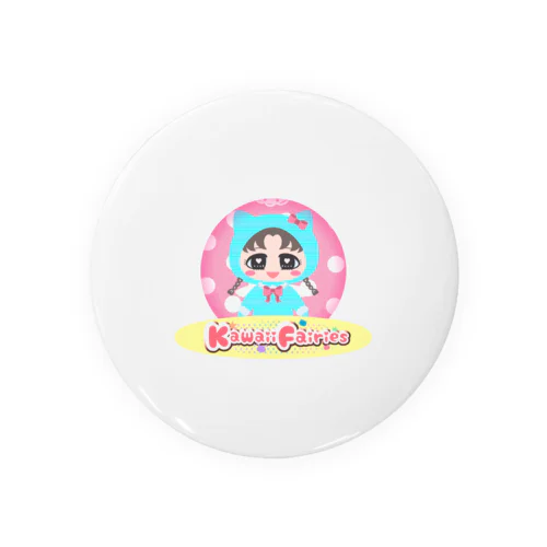 Kawaii Fairies ロゴ付き Tin Badge