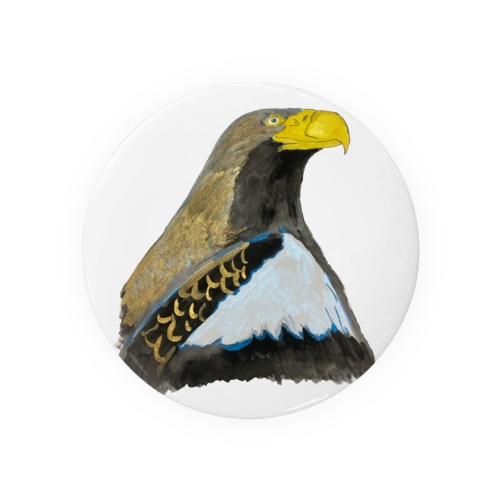 オオワシ　🦅でござる🪶 Tin Badge