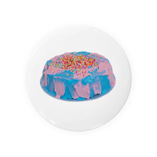 Colorful marble cake 派手なケーキ Tin Badge