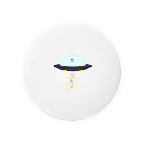 やわらかUFO Tin Badge