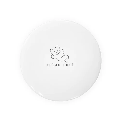 relax roki シンプルver Tin Badge