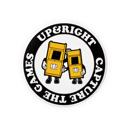 「UP＆RIGHT」 Tin Badge