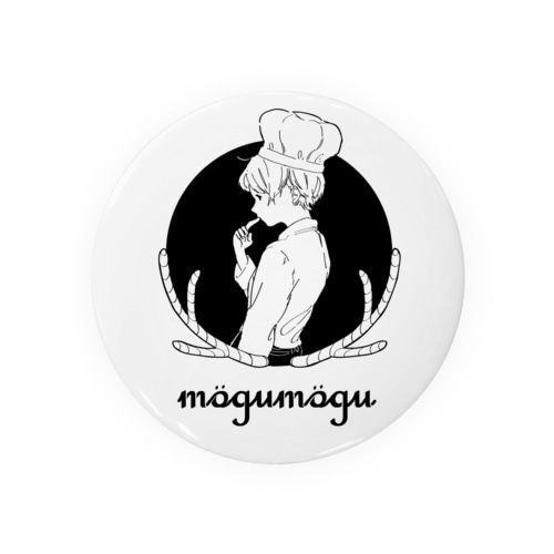 mogumogu Tin Badge