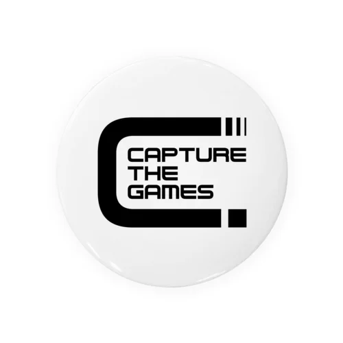 「CAPTURE THE GAMES」 OFFICIAL LOGO 缶バッジ