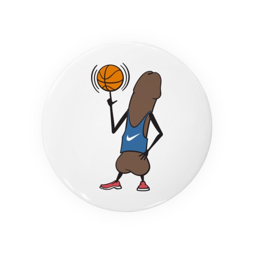 Eddie Funky Dick - Basketball Tin Badge