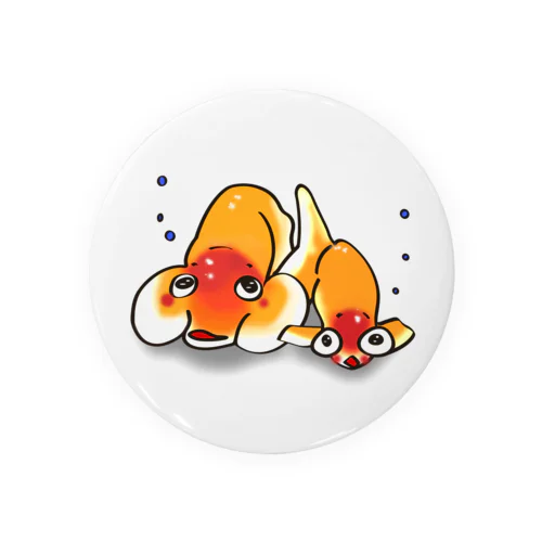 「まめまめ水族館」まめとてんちゃん Tin Badge