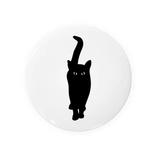 ねこシルエット2 Tin Badge