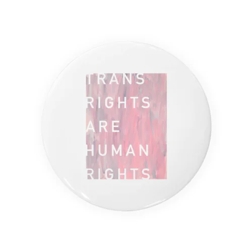 TRANS RIGHTS ARE HUMAN RIGHTS 캔뱃지