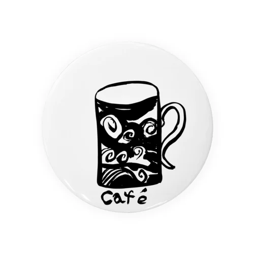  JUNSEN（純仙）Hora del café　コーヒータイム　２０１８０１１０ 缶バッジ