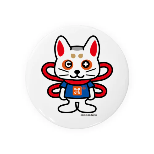 コマプラくん Tin Badge