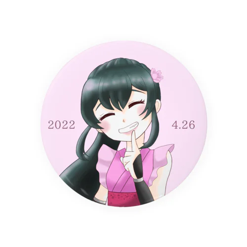 宮都桜子1周年記念 Tin Badge