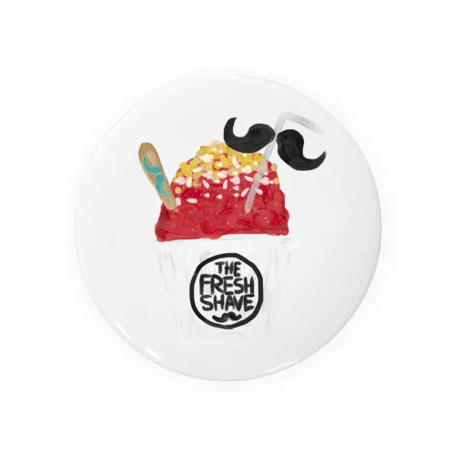 shave ice Tin Badge