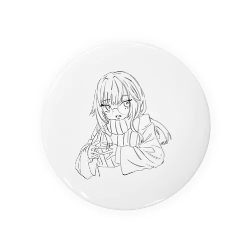 眼鏡ガール Tin Badge