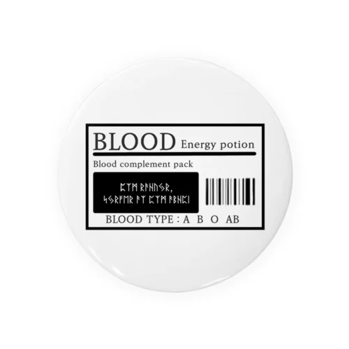 What blood type？ Tin Badge