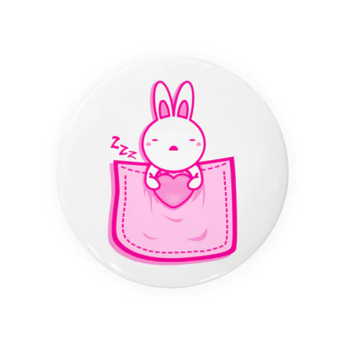 Rabbit_in_the_Pocket Tin Badge