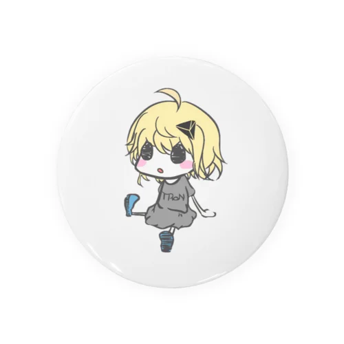 とろんちゃん 黄色 Tin Badge