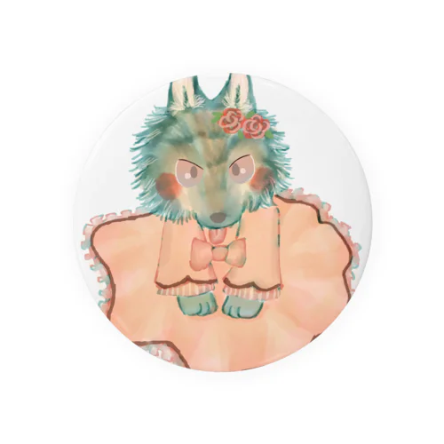 オオカミのウルフル Tin Badge
