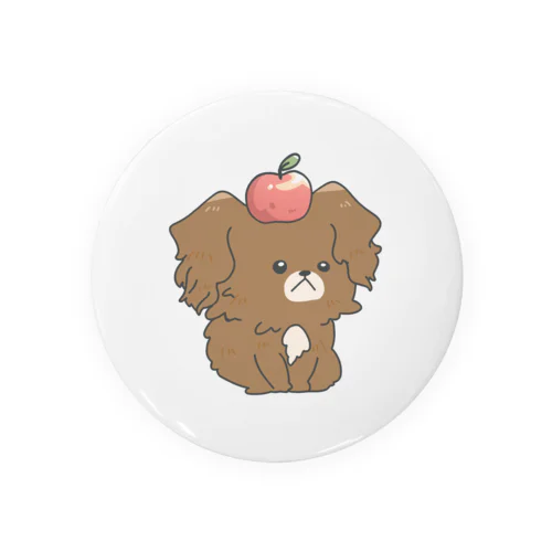りんごと茶々ちゃん Tin Badge
