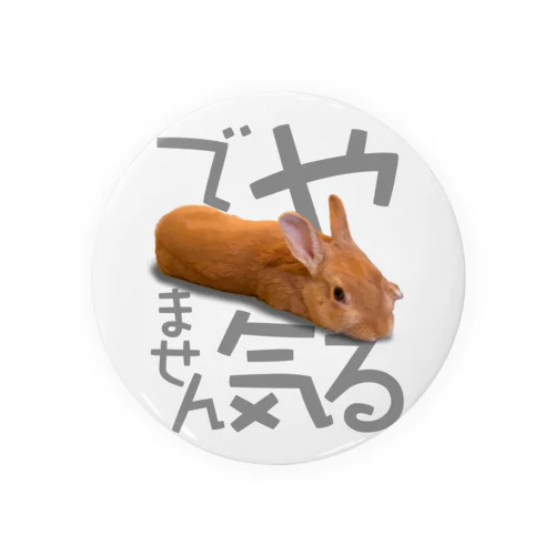 やる気でませんうさぎ-うさぎのうみ Tin Badge