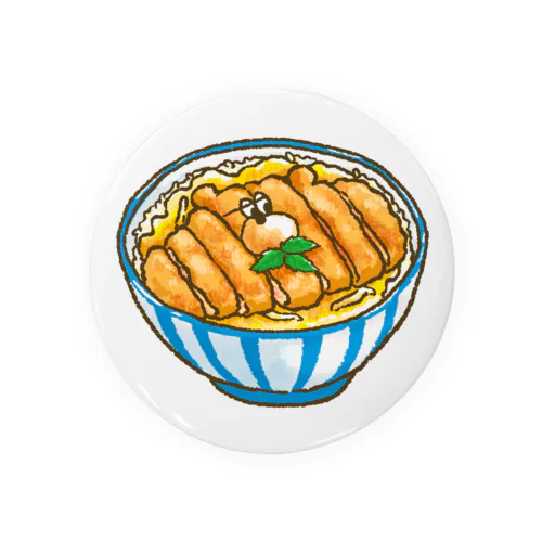 ぶちゃくま。カツ丼 Tin Badge