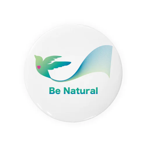 Be Natural フルカラーバージョン 缶バッジ