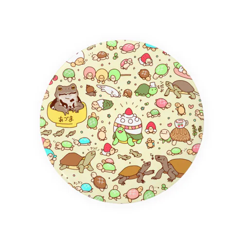 ケーキな美亀ちゃんとうちの子大集合！ Tin Badge