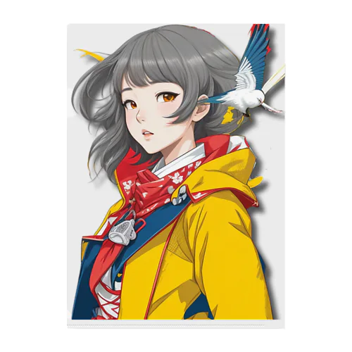 大正レトロJYOSI　レイナ Clear File Folder