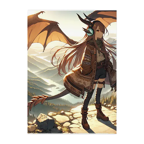 地のドラゴン（Earth Dragons） Clear File Folder