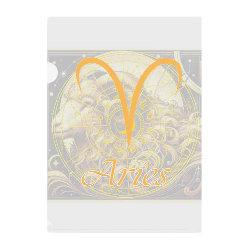 星めぐり《Aries・牡羊座の神話》 Clear File Folder