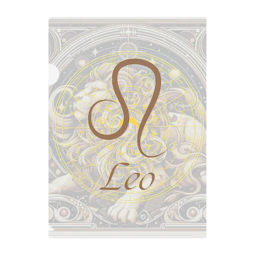 星めぐり《Leo・獅子座》 Clear File Folder