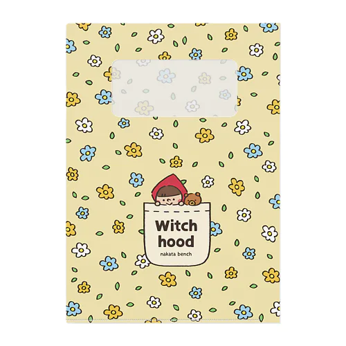 Witch hood のクリアファイル Clear File Folder