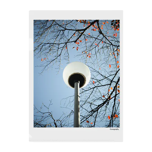 Street Light Clear File Folder