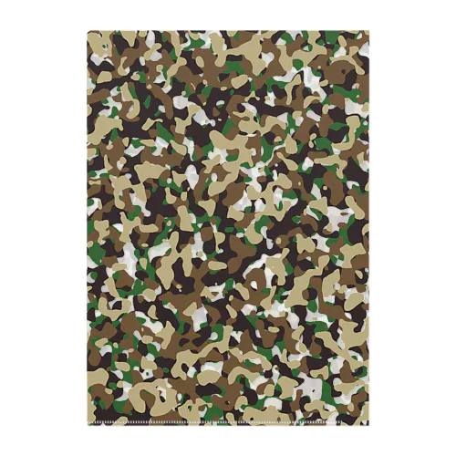 Camo Clear File 1 Clear File Folder